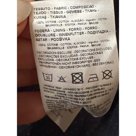 Armani Exchange NEW Micro Dot Blue Long Sleeve Button up Shirt Men's Small $100 - Picture 8 of 8